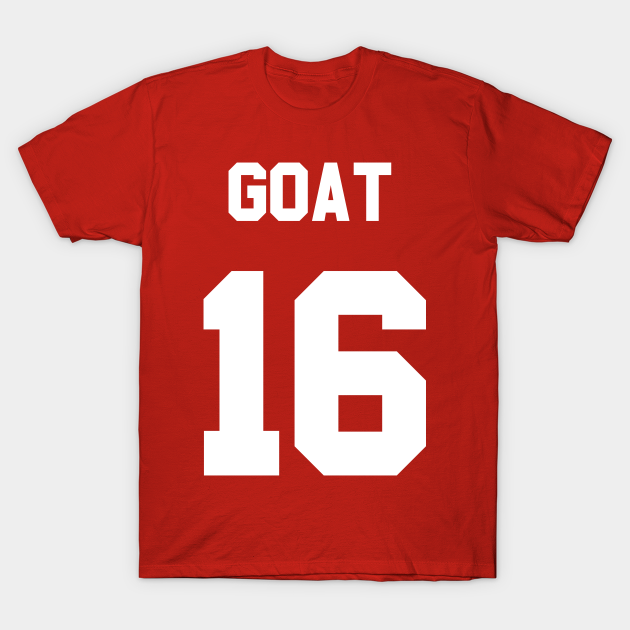 The Goat  Football Player  TShirt  TeePublic